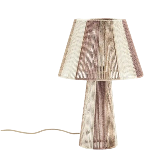 Pöytälamppu 'Jute' - Luonnonväri