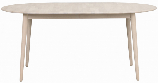 Ruokapöytä 'Tyler' Soikea 170x105cm - Valkopigmentoitu Tammi