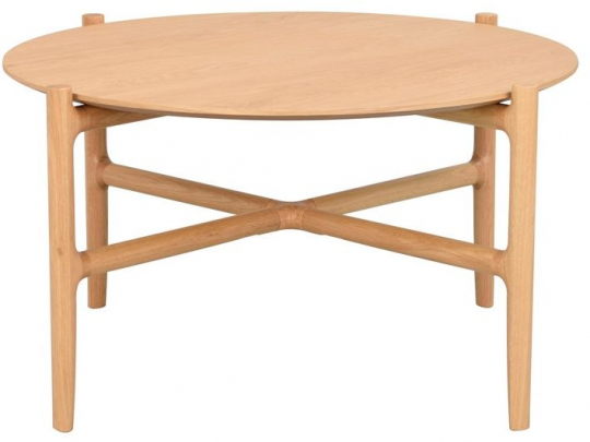 Soittopöytä 'Holton' Pyöreä 80cm - Luonnonvärinen