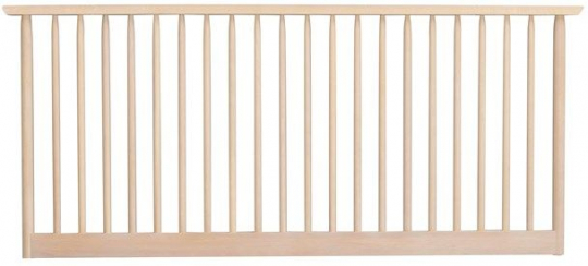 Sänggavel 'Riggins' - Valkopigmentoitu