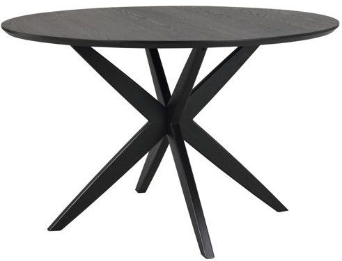 Matbord 'Calverton' Pyöreä 120cm - Musta