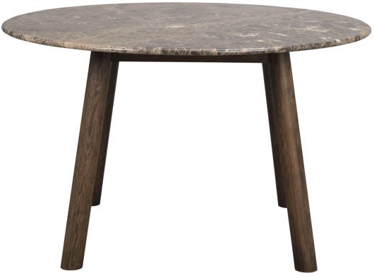 Ruokapöytä 'Taransay' Pyöreä 125cm - Ruskea