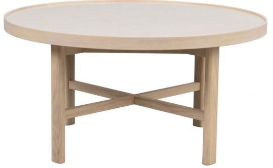 Pöytä 'Marsden' Pyöreä 90cm - Vaalea koivu