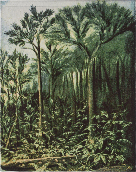 Seinätaulu 'Botanic' 100x127 - Vihreä