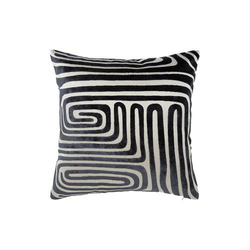 Tyynynpäällinen 'Molly' 45x45 - Harmaa/Musta