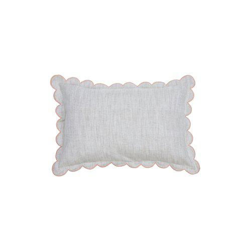 Tyynynpäällinen 'Sabina' 40x60 - Harmaa/Ruusu