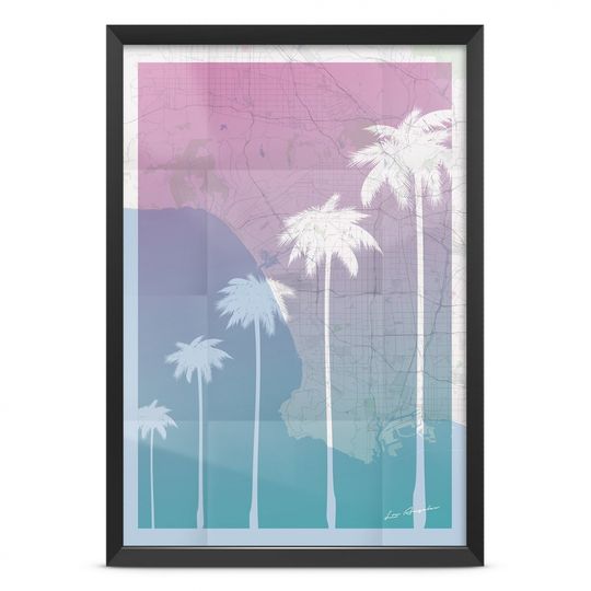 Juliste 'The Palm Trees A4'