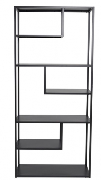 Hylly 'Staal' 85x188cm - Musta