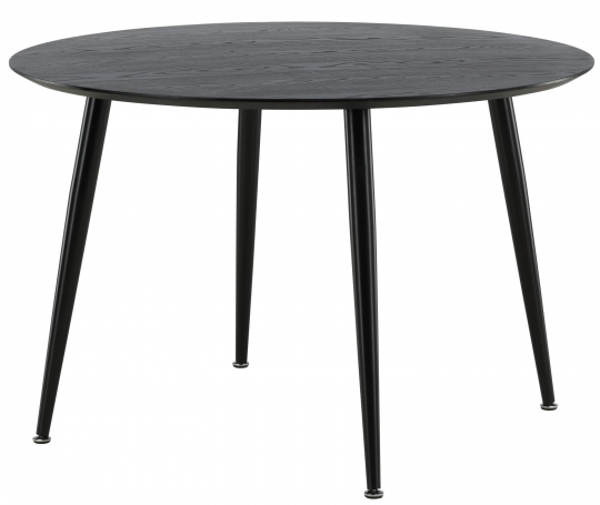 Ruokapöytä 'Trosa' Pyöreä 120cm - Musta
