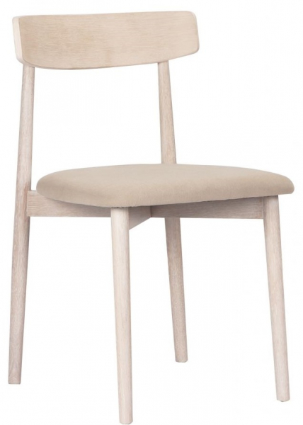Tuoli 'Ystad' - Valkoinen tammi/Beige