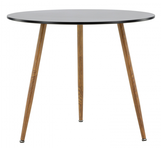 Ruokapöytä 'Palermo' Pyöreä 90cm- Musta