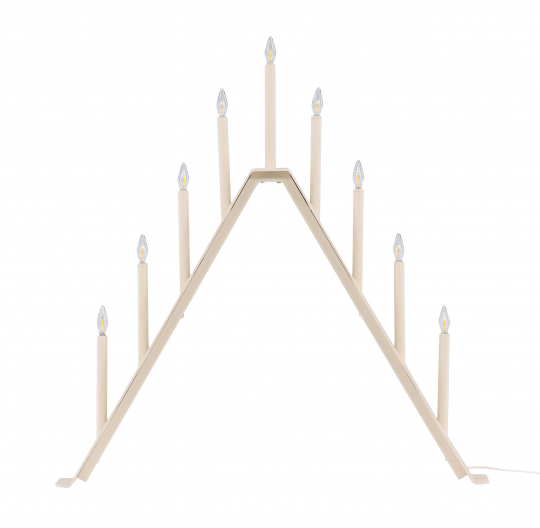 Adventtikynttelikkö 'Mölndal' - Beige