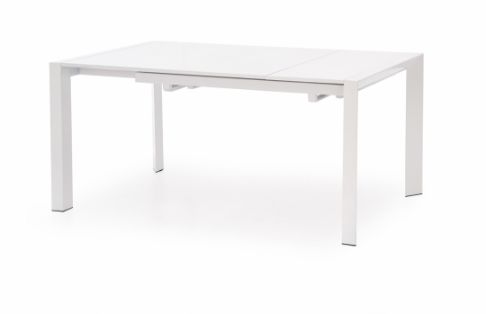 Ruokapöytä 'Standford' 130-210cm - Valkoinen