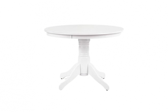 Ruokapöytä 'Visby' Pyöreä 106cm - Valkoinen