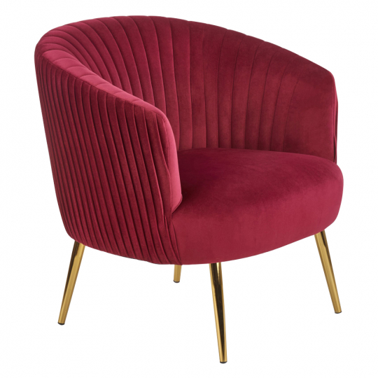 Nojatuoli 'Red Velvet' - Punainen