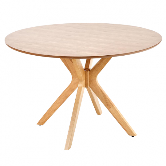 Ruokapöytä 'Nicolas' Pyöreä 120cm - Luonnonväri