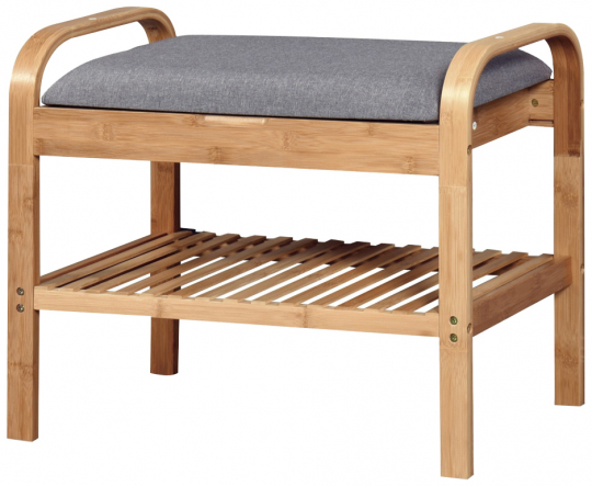 Kenkähylly 'Sandee' 60cm - Tammi/Harmaa