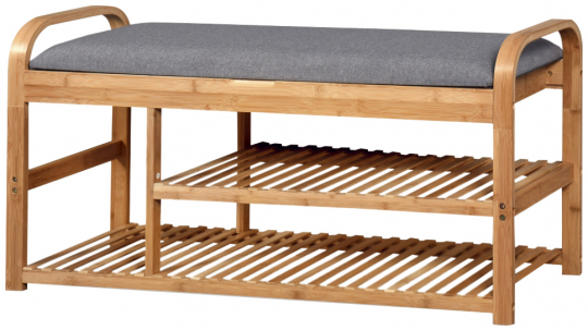 Kenkähylly 'Sandee' 100cm - Tammi/Harmaa