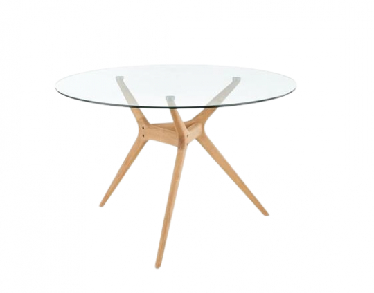 Ruokapöytä 'Ashmore' Pyöreä 120cm - Tammi