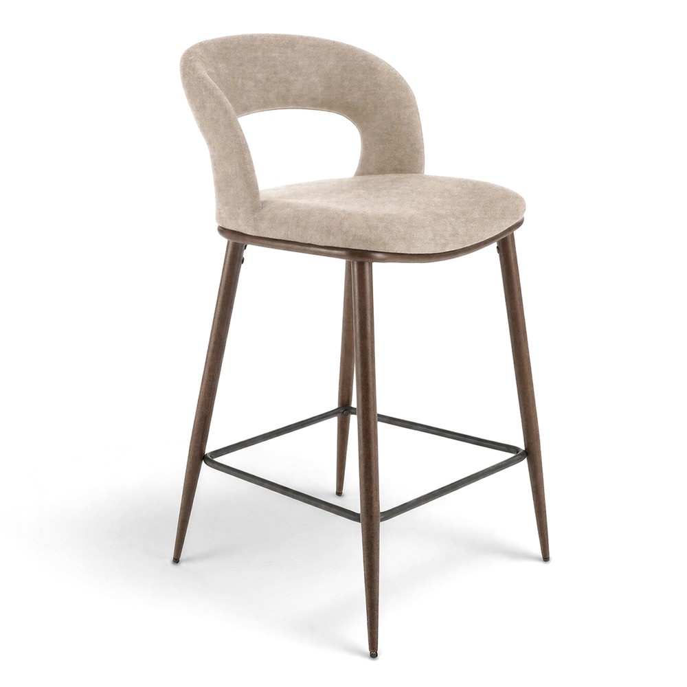 Baari tuoli 'Vestby' - Beige/ ruskea