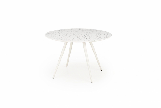 Ruokapöytä 'Aramis' pyöreä 120cm - Valkoinen