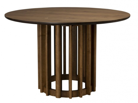 Pöytä 'Barlet' Pyöreä 120cm - Pähkinä