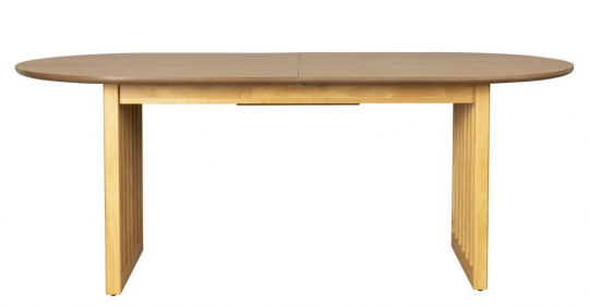 Laajennettava pöytä 'Barlet' 200-240x90cm - Luonnonvärinen