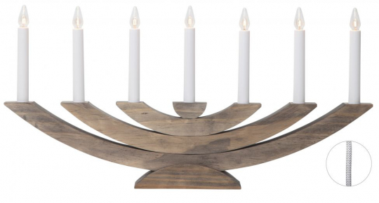 Adventtikynttelikkö 'Navida' - Luonnonväri