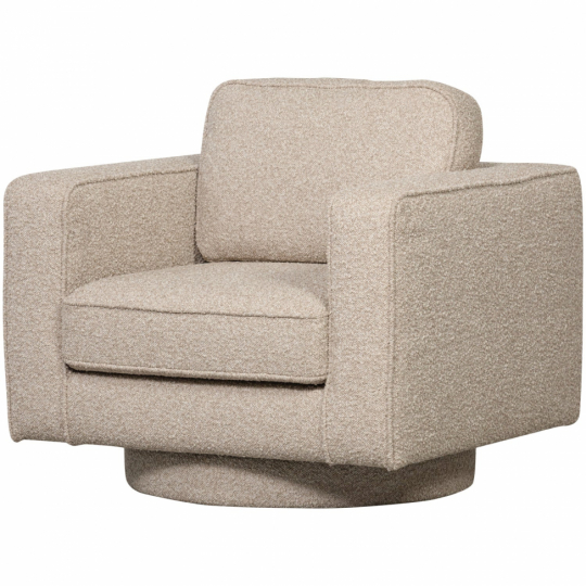 Kääntötuoli ‘Lazy’ - Beige bouclé