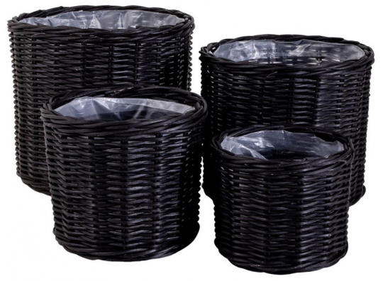 Korot 'Bogor Black' 4-pakkaus - Musta