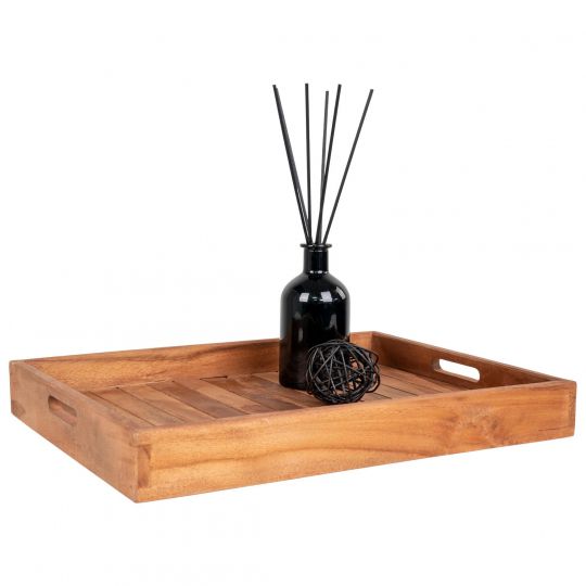 Bricka 'Faro' - Teak/Luonnollinen