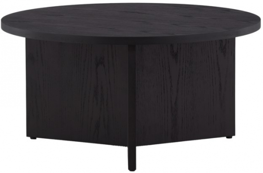 Pöytä 'Smögen' Pyöreä 65cm - Musta
