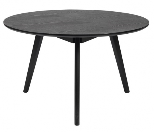 Soittopöytä 'Yumi' Pyöreä 90cm - Musta