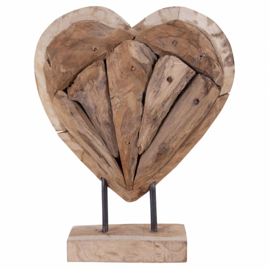 Veistos 'Almada Heart' - Luonnollinen