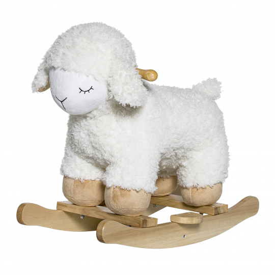 Keinuhevonen 'Rocking Sheep' - Valkoinen