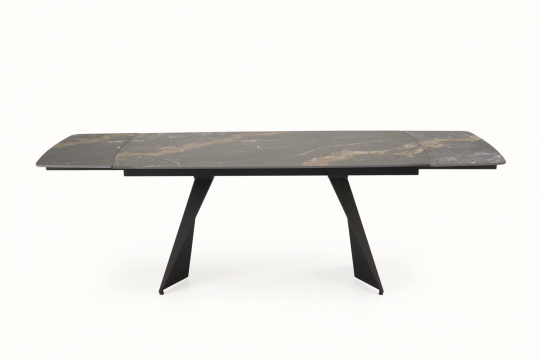 Ruokapöytä 'Armani' 165-241cm - Musta