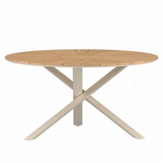 Ruokapöytä 'Mexico' noin 140 cm - luonnonvärinen