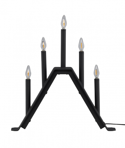 Adventtikynttelikkö 'Norrlund' - Musta
