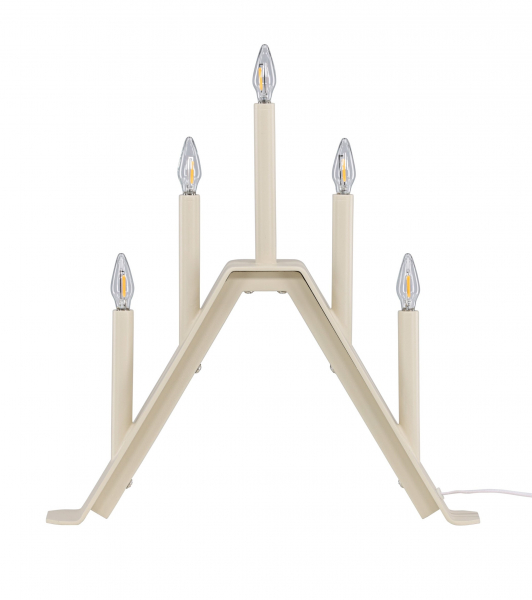 Adventtikynttelikkö 'Norrlund' - Beige
