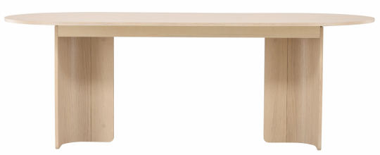 Ruokapöytä 'Tranemo' Soikea 220x100x75cm - Valkoinen