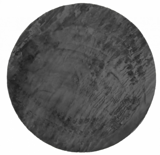 Pyöreä matto 'Aranga Super Soft' 80cm - Antrasiitti