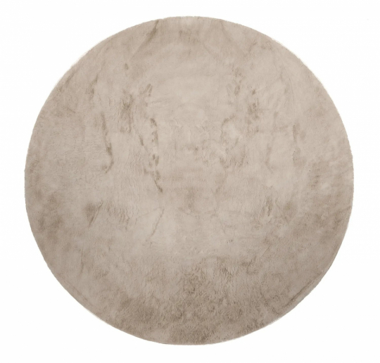 Pyöreä matto 'Aranga Super Soft Fur' 200cm - Ruskea