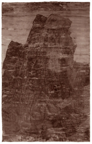 Matto 'Aranga Super Soft' 80x180cm - Tummanruskea