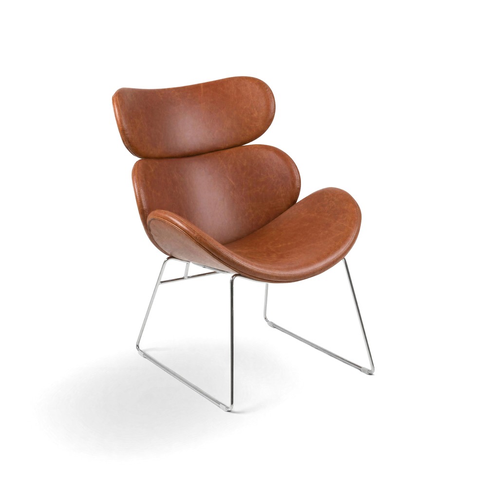 Nojatuoli 'Hushum' 85cm - Ruskea