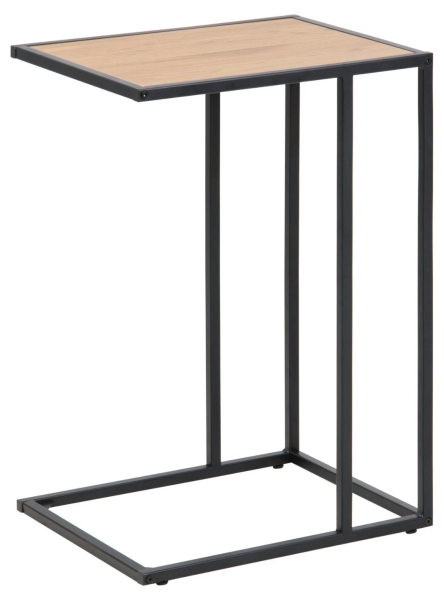 Sivupöytä 'Hydra' 43cm - Luonnonvärinen/Musta