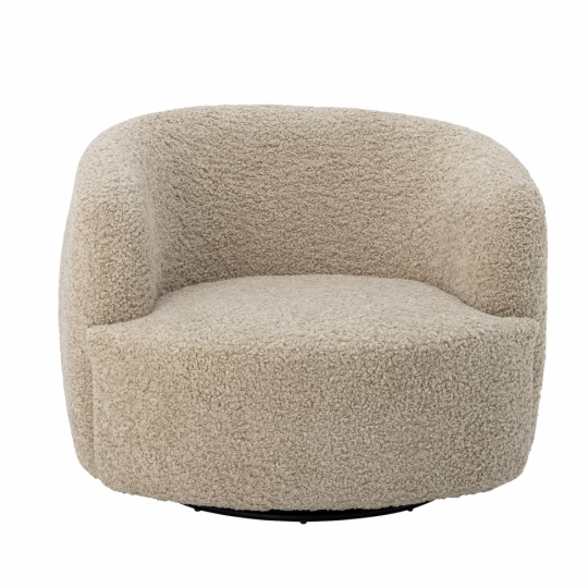 Lounge-tuoli 'Bocca' - Luonnonvärinen