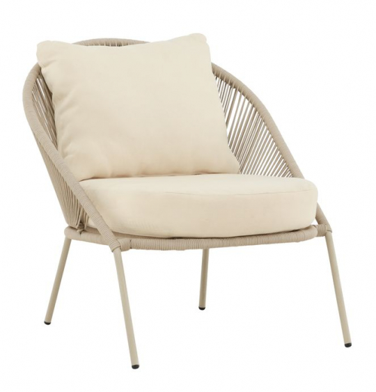 Lounge-tuoli 'Luna' - Beige