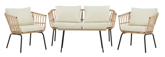 Lounge-setti 'Palamos' - Luonnonväri
