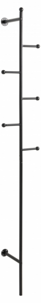 Vaateripustin 'Ljusdal' 24cm - Musta