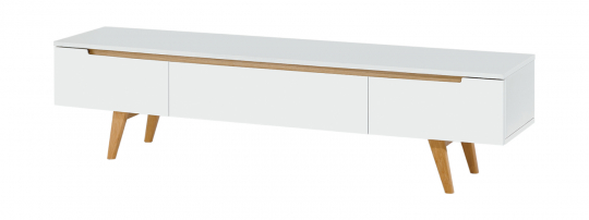 TV-taso 'Sakai' 180x40cm - Valkoinen